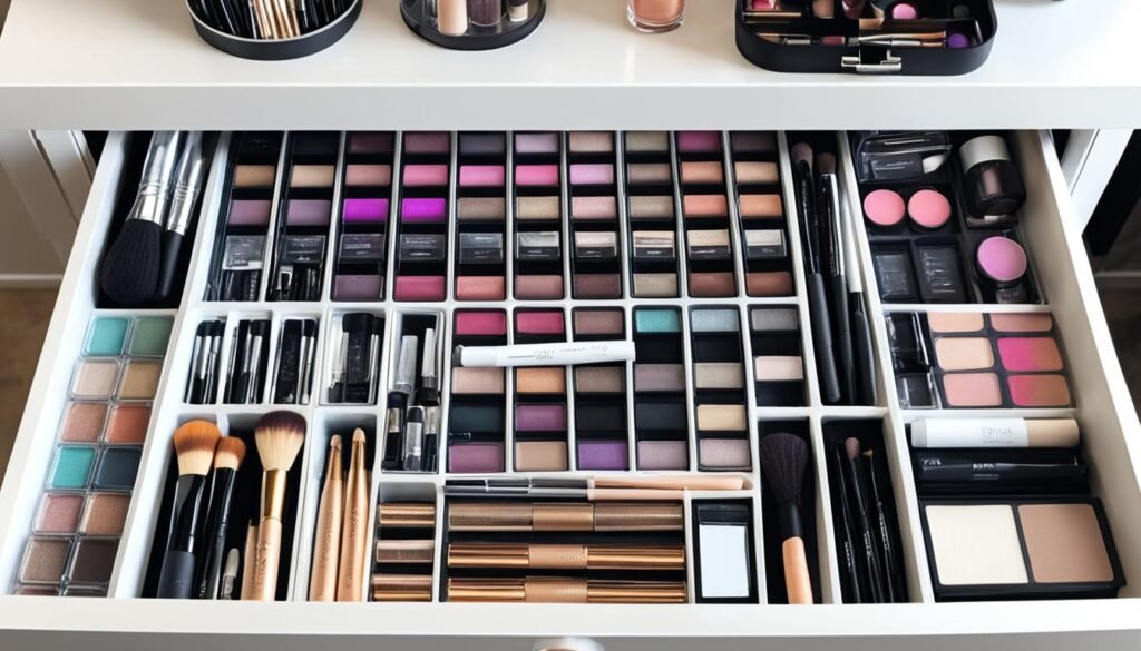 How to organise your makeup collection.