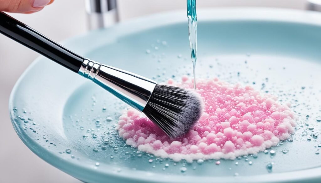 Makeup Brushes Cleaning