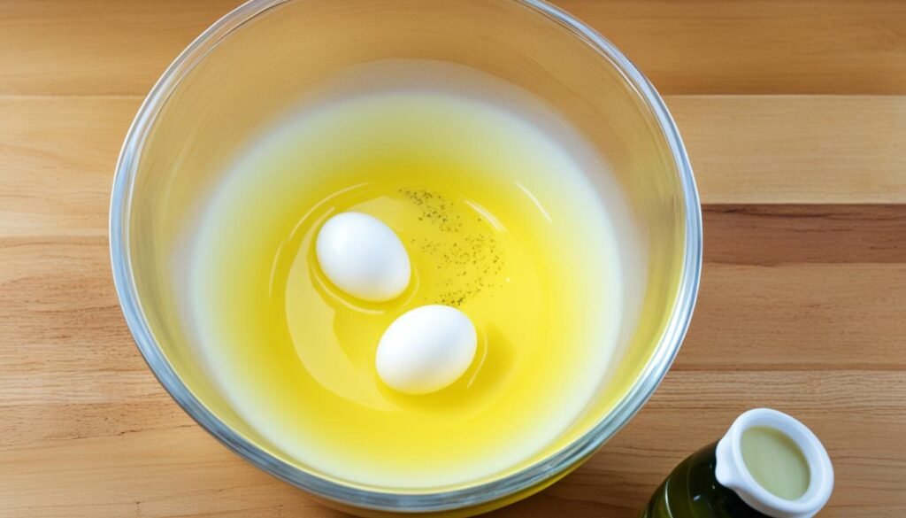 Olive Oil and Egg hair mask