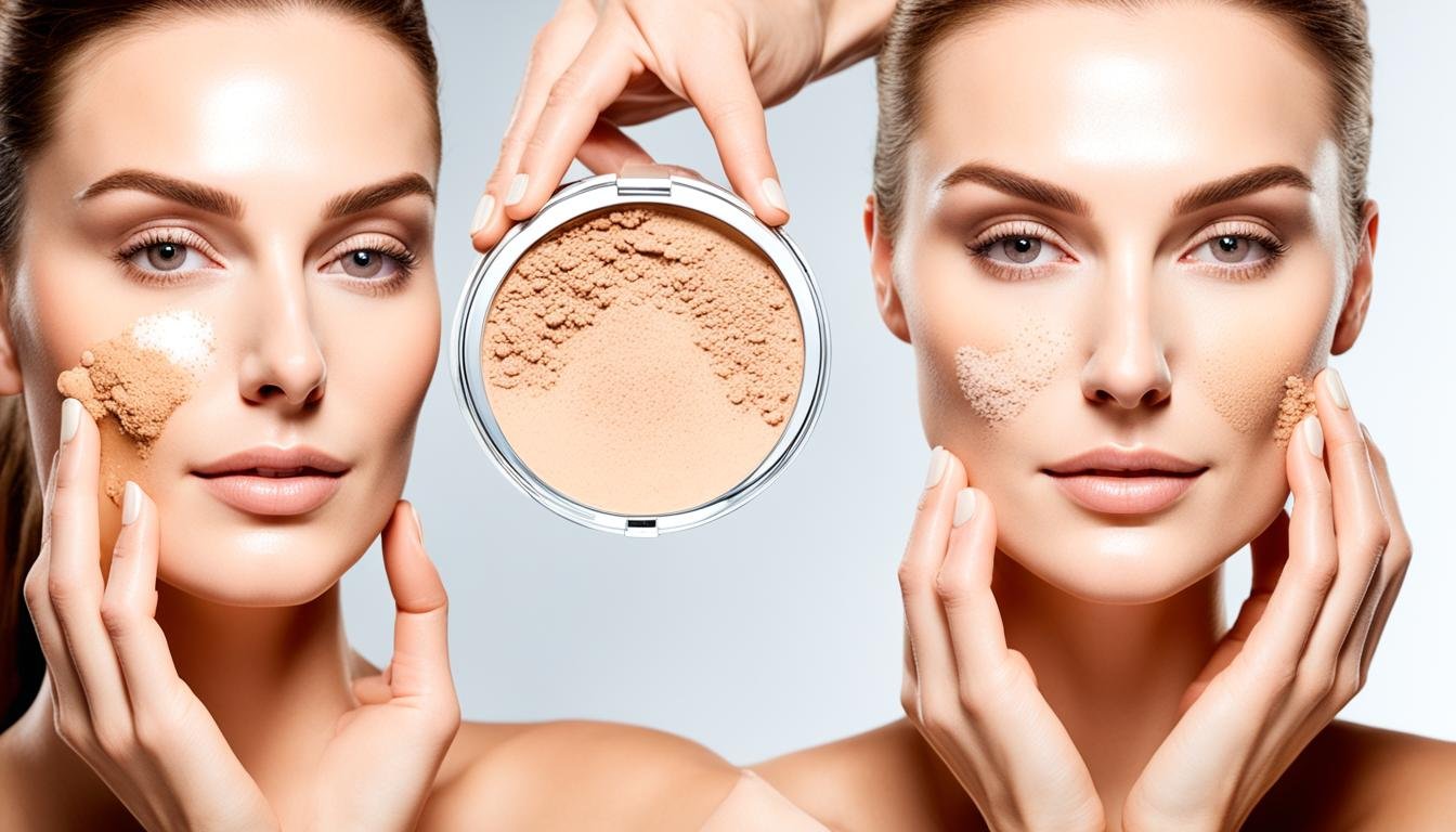 “Faceoff Powder vs. Liquid Foundation for Your Skin Type