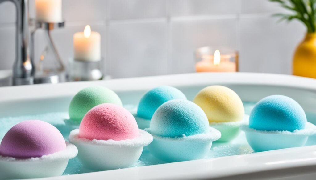 Skin-nurturing Bath Bombs