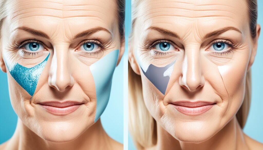 Visible improvement in signs of aging