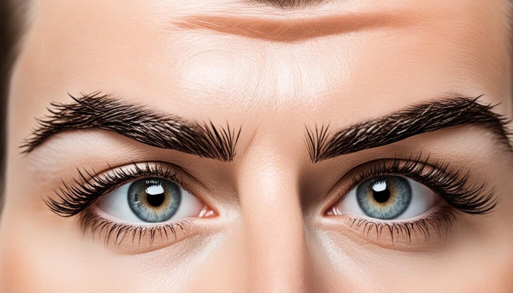 fix bald spots on eyebrows