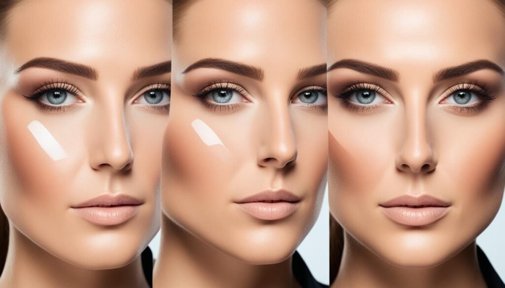 natural contouring vs full-on contouring