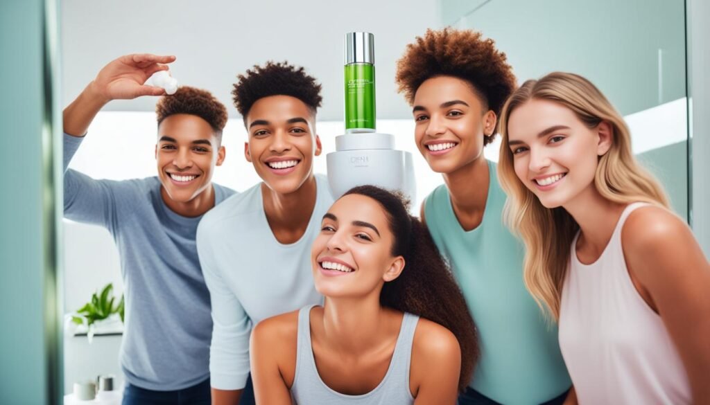 active skincare in teens