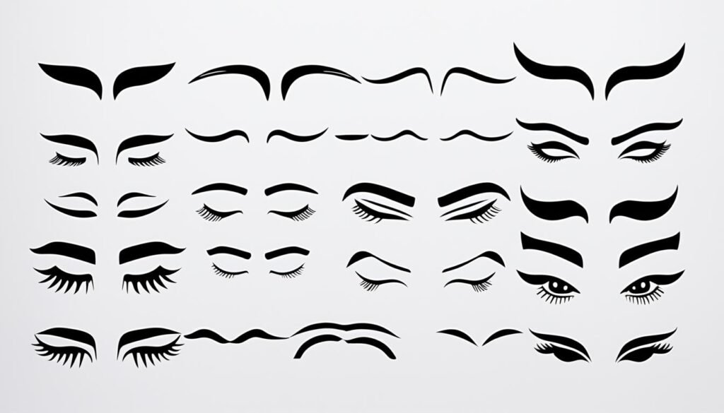 eyebrow stencils