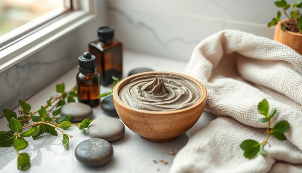 Natural clay masks for drawing out impurities and unclogging pores