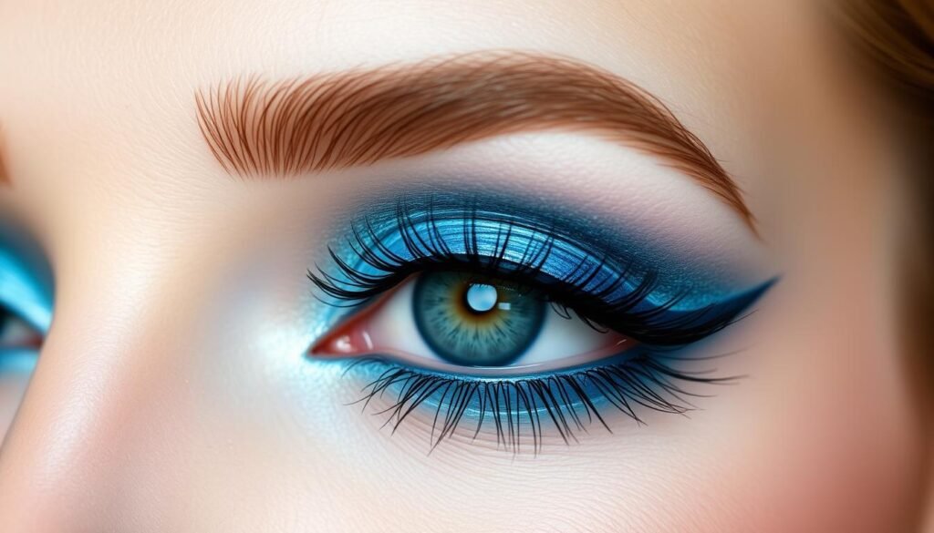 blue eye makeup techniques